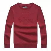calvin klein long sweater automne ck cotton red